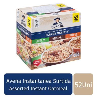 Quaker Instant Oatmeal 52 Units / 43 g / 1.51 oz