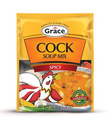 Grace Chicken Flavored Soup Mix with Spices 12 Units / 50 g