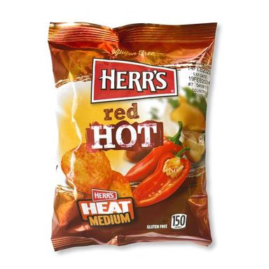 Herr's Red Hot Potatoes Chips 12 Units / 28 g