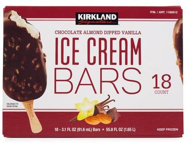 Kirkland Signature Ice Cream Bars 18 Units / 91.6 ml / 3.1 oz