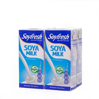 Soyfresh Natural Soya Milk 4 Units / 1 L