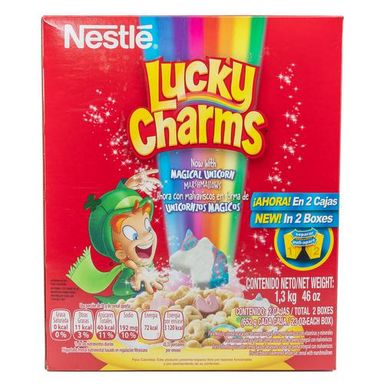 Nestle Lucky Charms Cereal 2 Units 652 g / 23 oz