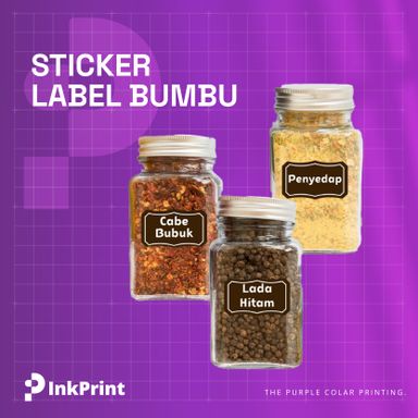 Sticker Label Bumbu 30pcs