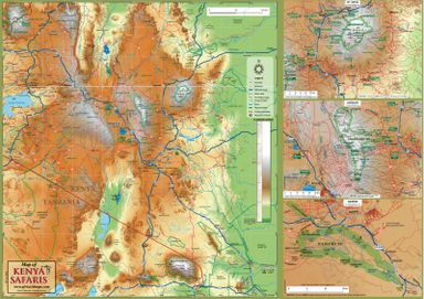 Kenya Safari Map