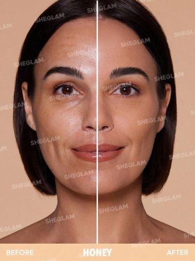 SHEGLAM Skin-Focus High Coverage Powder Foundation - Honey