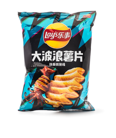 Lay's Wave Chips, Grilled Squid Flavor