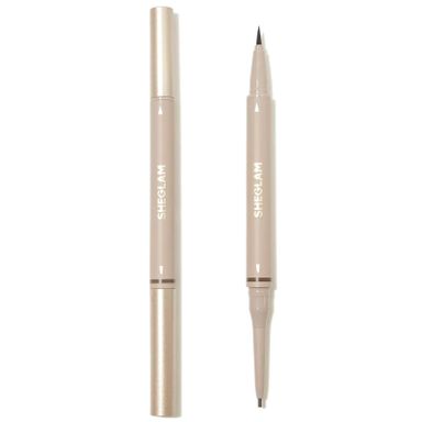 SHEGLAM Brows On Demand 2-In-1 Brow Pencil - Taupe