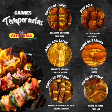 Carnes temperadas 