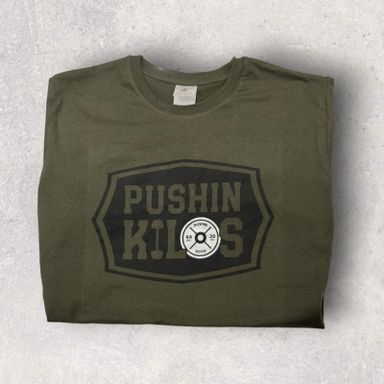 Khaki Green Fitted T-shirt 