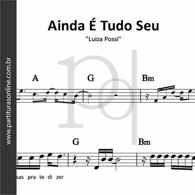 Ainda é Tudo Seu • Luiza Possi