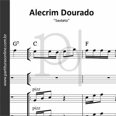 Alecrim Dourado • arranjo para sexteto