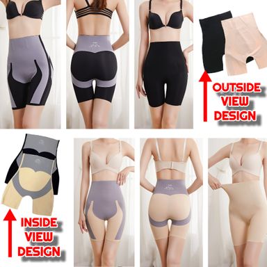 5D kaka High Waist Tummy Control Body Shapewear & Butt Lifting Yoga Underwear for Women - 1 Peice