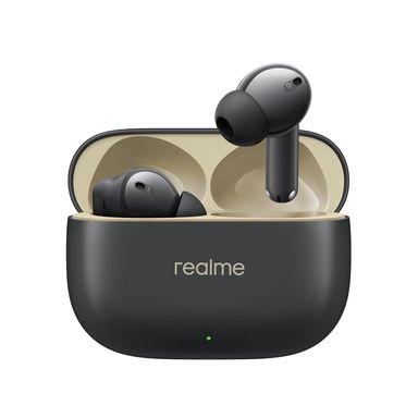 realme Buds T300 TWS with 30dB ANC - Stylish Black