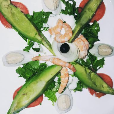 Salade avocat crevette