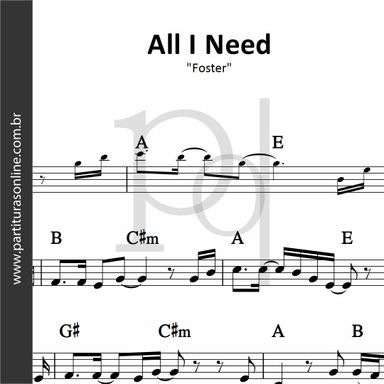 All I Need • Foster