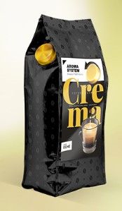 حبوب قهوة محمصه وسط -  Rene Crema