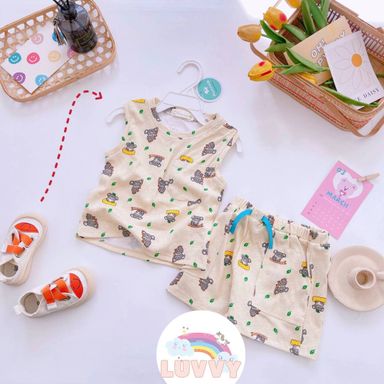 [155] Dino & Animals Sleeveless Play Set (80~120)