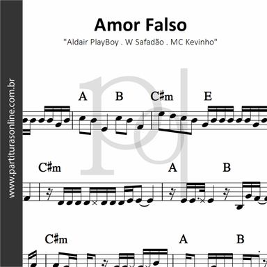 Amor Falso • Aldair PlayBoy . W. Safadão . M.C. Kevinho