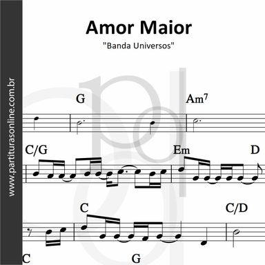 Amor Maior • Banda Universos