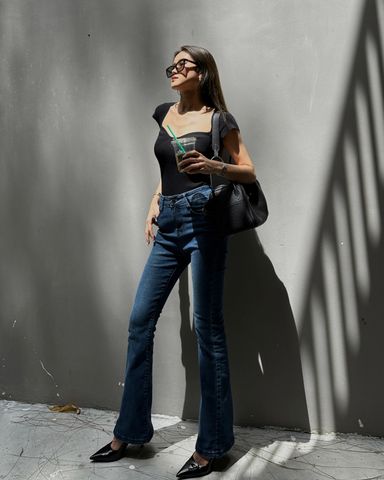 DENIM FLARE JEANS