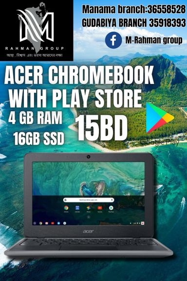 Acer Chromebook with Play store 