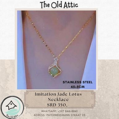 Imitation jade lotus 