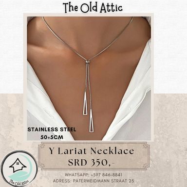 Y lariat necklace 