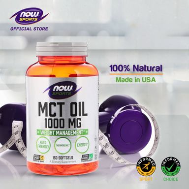 NOW MCT Oil 1000 MG 150 Softgels 