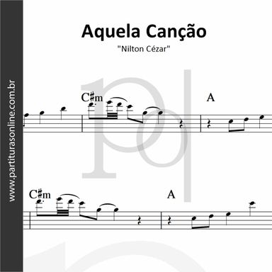 Aquela Canção • Nilton Cézar