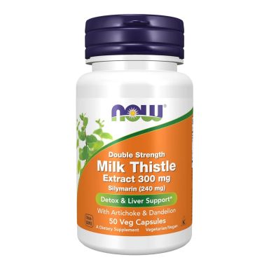 NOW Milk Thistle 300 mg 50 Capsules