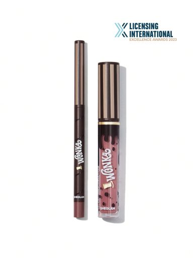 SHEGLAM Willy wonka Cocoa Kiss Lip Duo - Cookies N' Milk