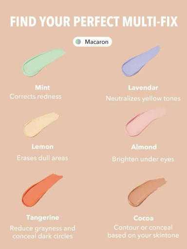 SHEGLAM Multi-Fix Concealer And Color Corrector - Macaron