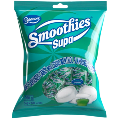 Beacon Smoothies Supa Mint Flavoured Candy 250g