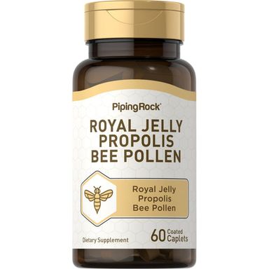 Piping Rock Royal Jelly Propolis Bee Pollen 60 Capsules 