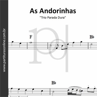 As Andorinhas • Trio Parada Dura