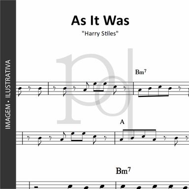 As It Was • Harry Stiles