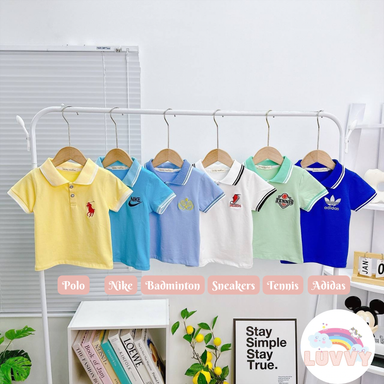 [158] Sports Polo T-Shirt (90~120)