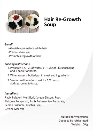 Hair Re - Growth Herbal Soup