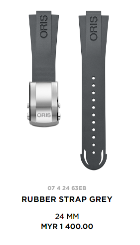 Rubber Strap Grey Size 24  