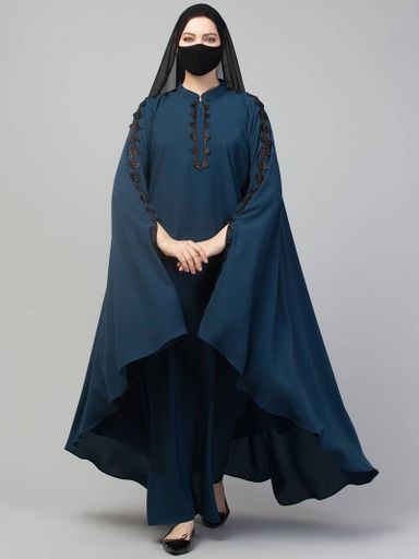 IRANI KAFTAN WITH EMBELLISHED LACEWORK