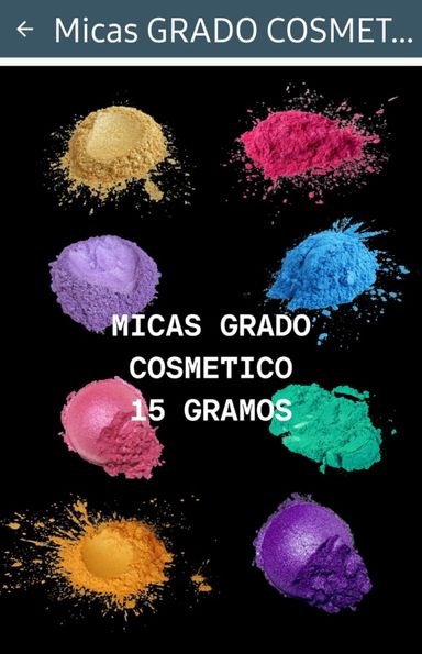 Mica colorante grado cosmetico