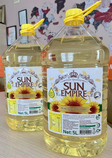 SUNFLOWER OIL 5 LT ( SUN EMPIRE )