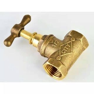 City Brass Stop Cock LD 1/2"