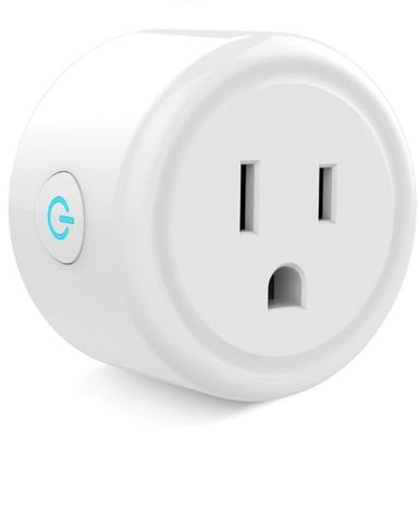 Smart Mini Smart Plug, WiFi Outlet Socket Works with Alexa and Google Home, Remote Control