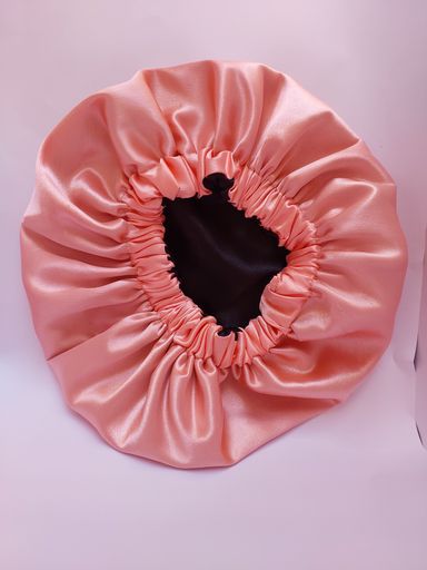 PEACH DOUBLE SIDED BONNET