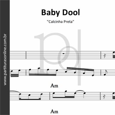 Baby Dool • Calcinha Preta