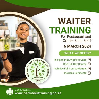 Waiter Training for Restaurant and Coffee Shop Staff 