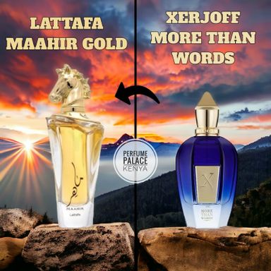  LATTAFA MAAHIR GOLD -XERJOFF MORE THAN WORDS