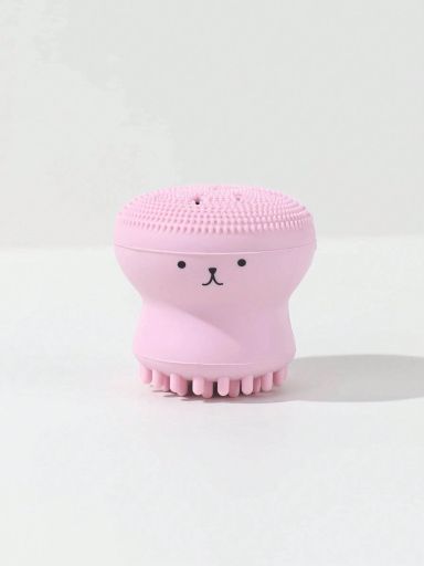 Mini Octopus Silicone Cleansing Brush - Pink