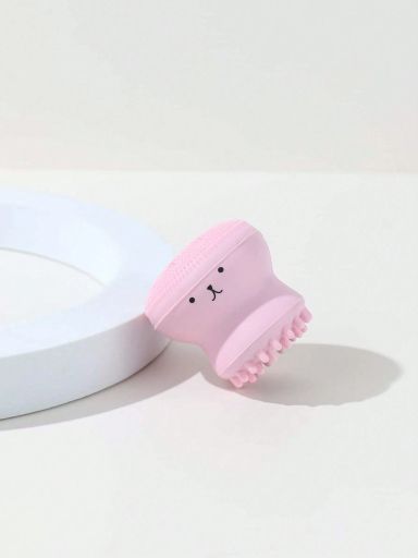 Mini Octopus Silicone Cleansing Brush - Pink